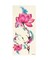 Wrapables Floral Temporary Tattoos Body Art Water Tattoos (8 Sheets), Pink Floral